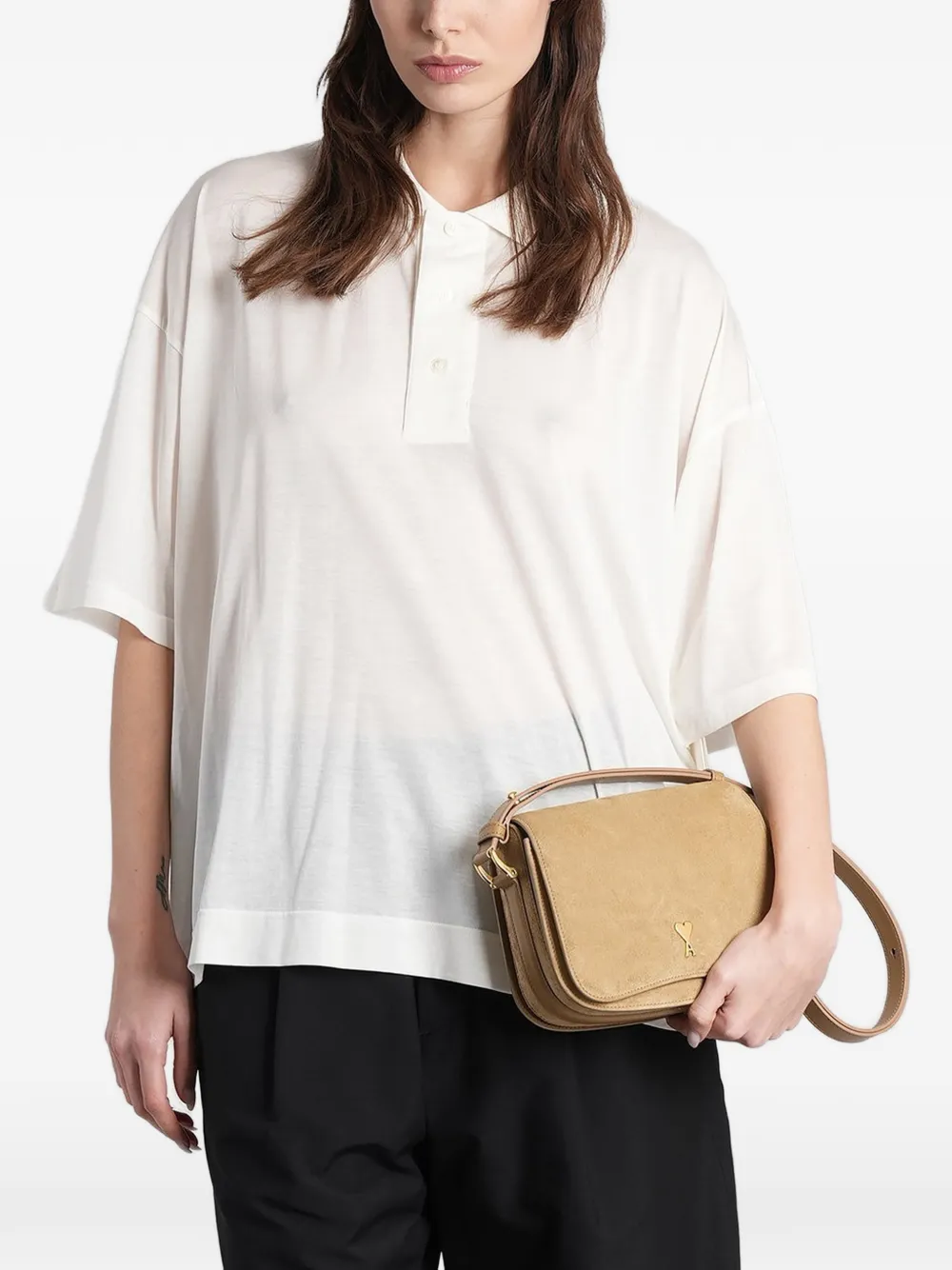 AMI Paris Ami de Coeur polo shirt