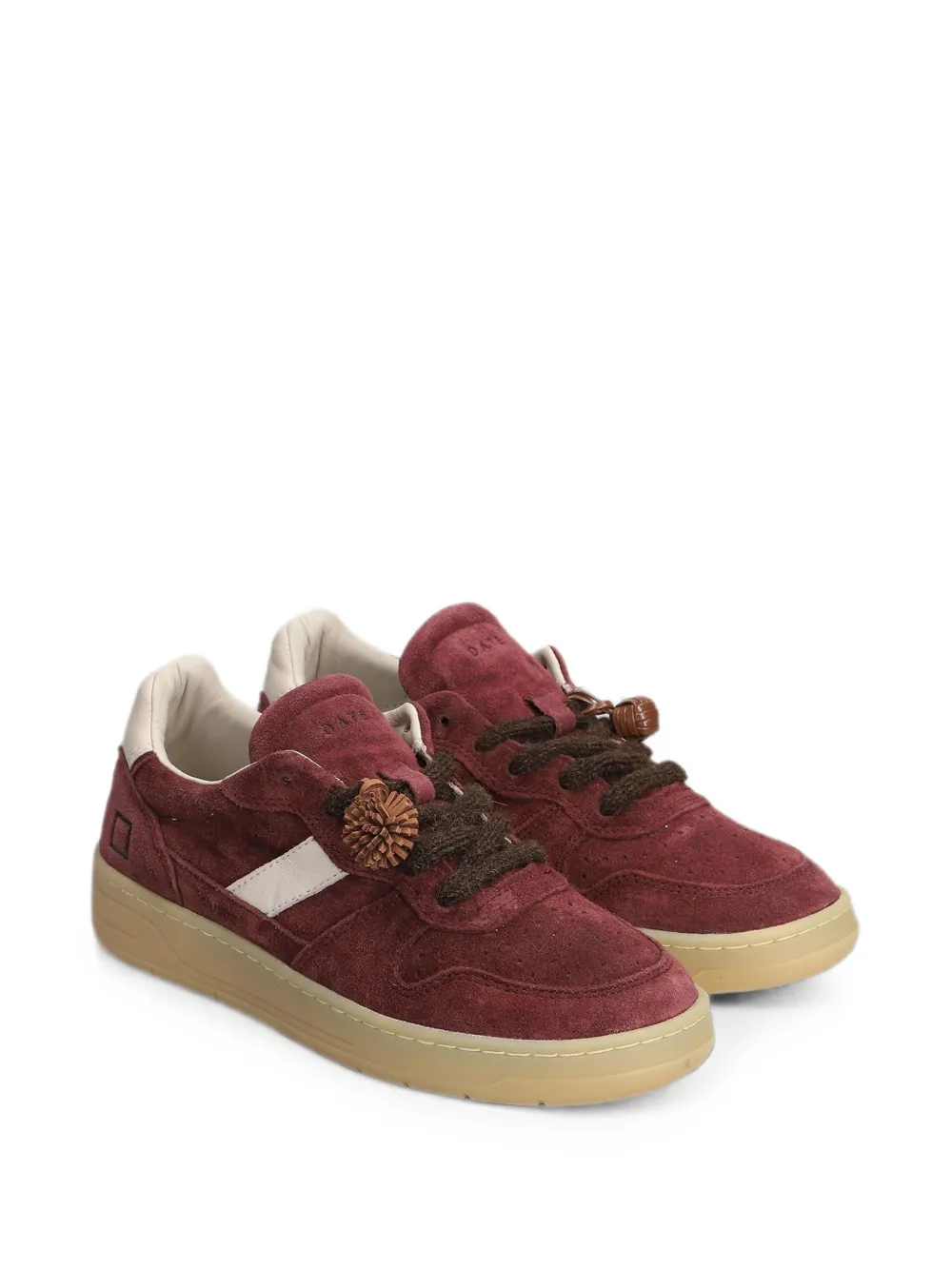 D.A.T.E. Court 2.0 suède sneakers Rood