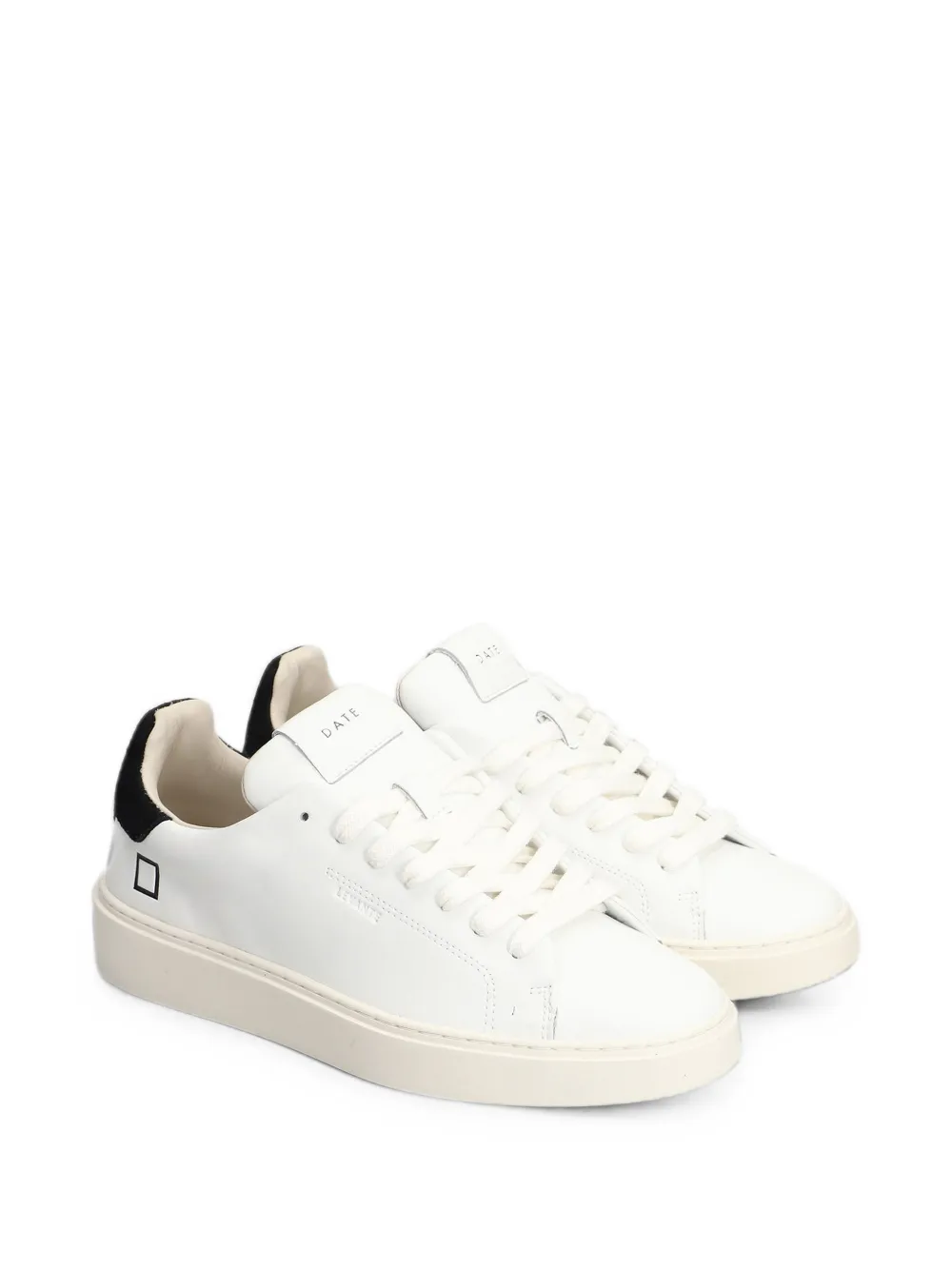 D.A.T.E. Levante contrast-heel sneakers Wit