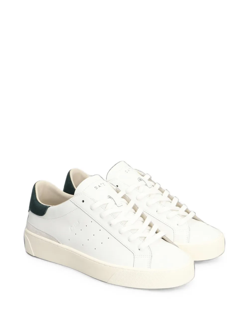 D.A.T.E. Sonica perforated panelled sneakers Wit