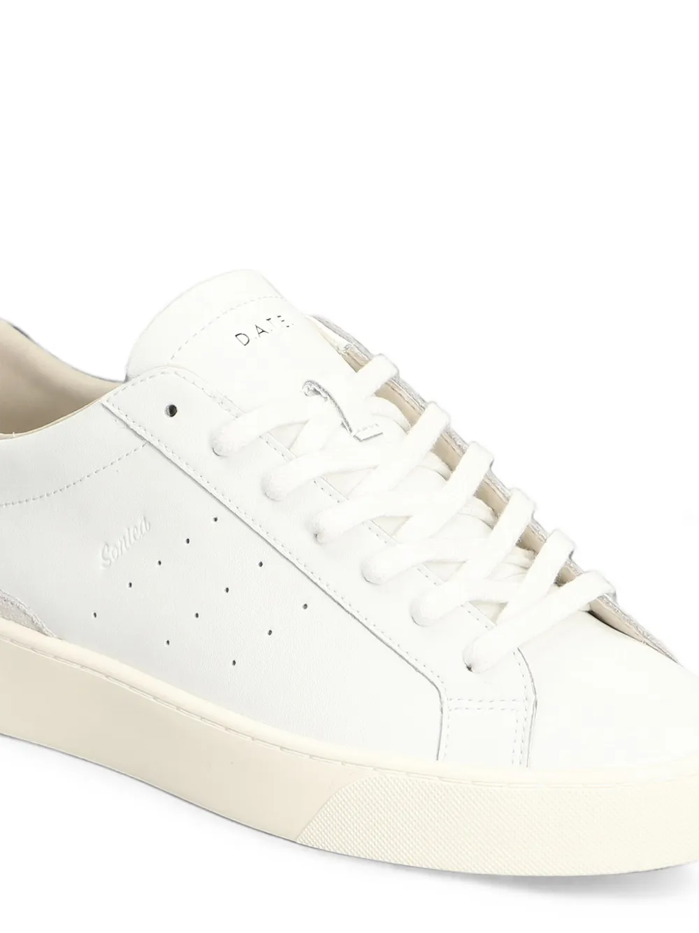 D.A.T.E. Sonica perforated panelled sneakers Wit