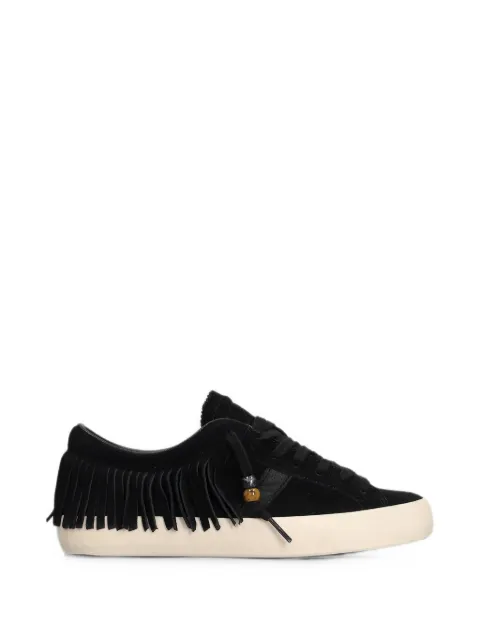 D.A.T.E. Hill Low fringed beaded sneakers
