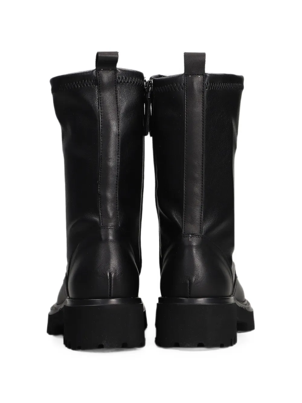 Julie Dee lace-up combat boots Zwart