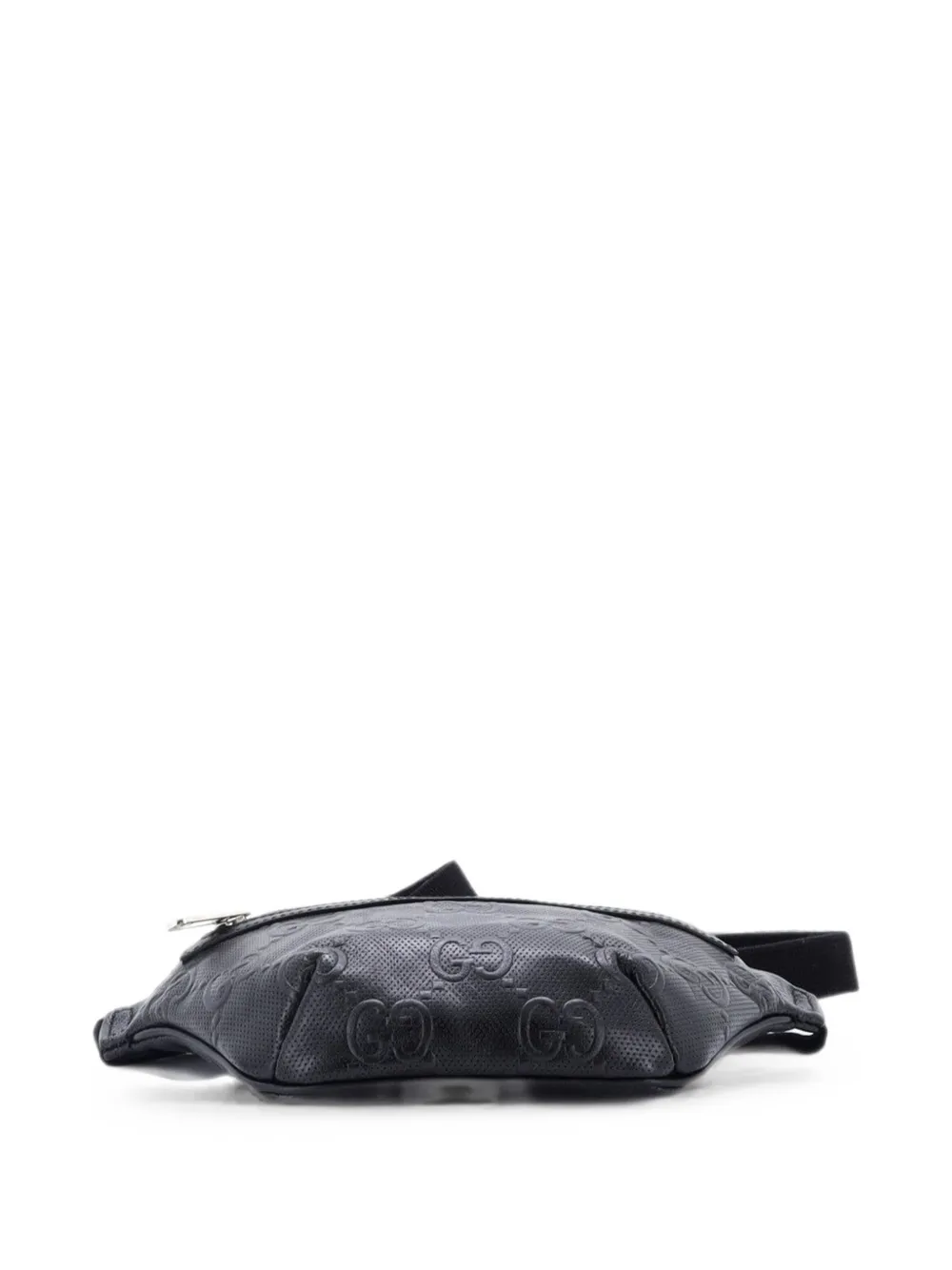Gucci Pre-Owned GG Embossed Perforated Leather Small belt bag - Nero