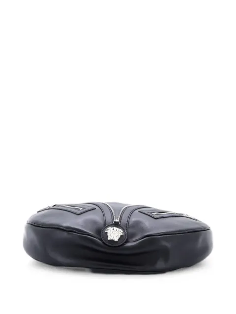 Versace Pre-Owned Repeat Leather Large hobo bag