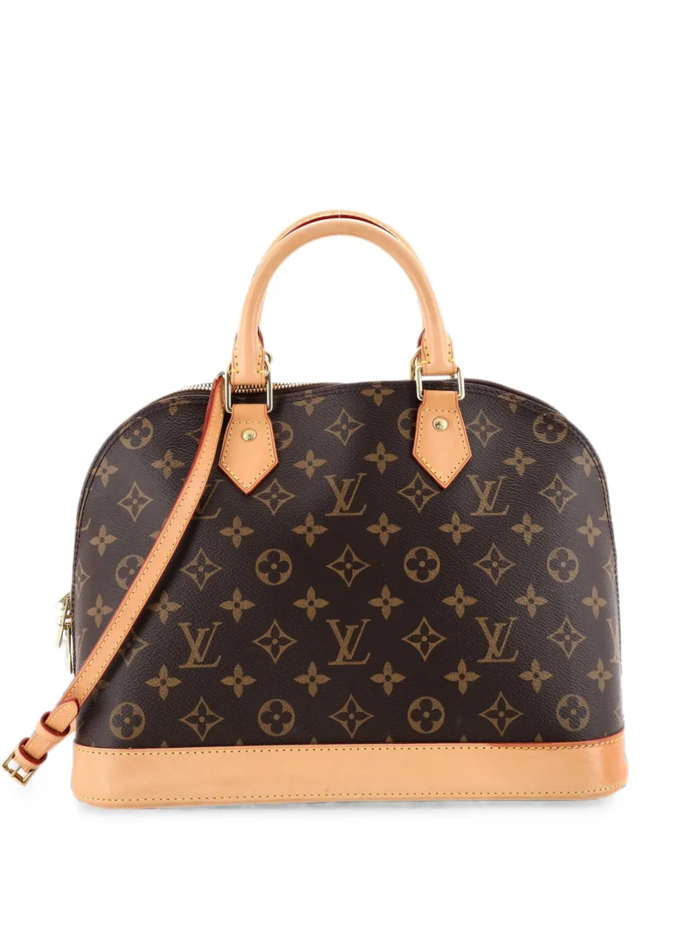 Louis Vuitton Pre-Owned Alma Handbag Monogram Canvas PM satchel - Marrone