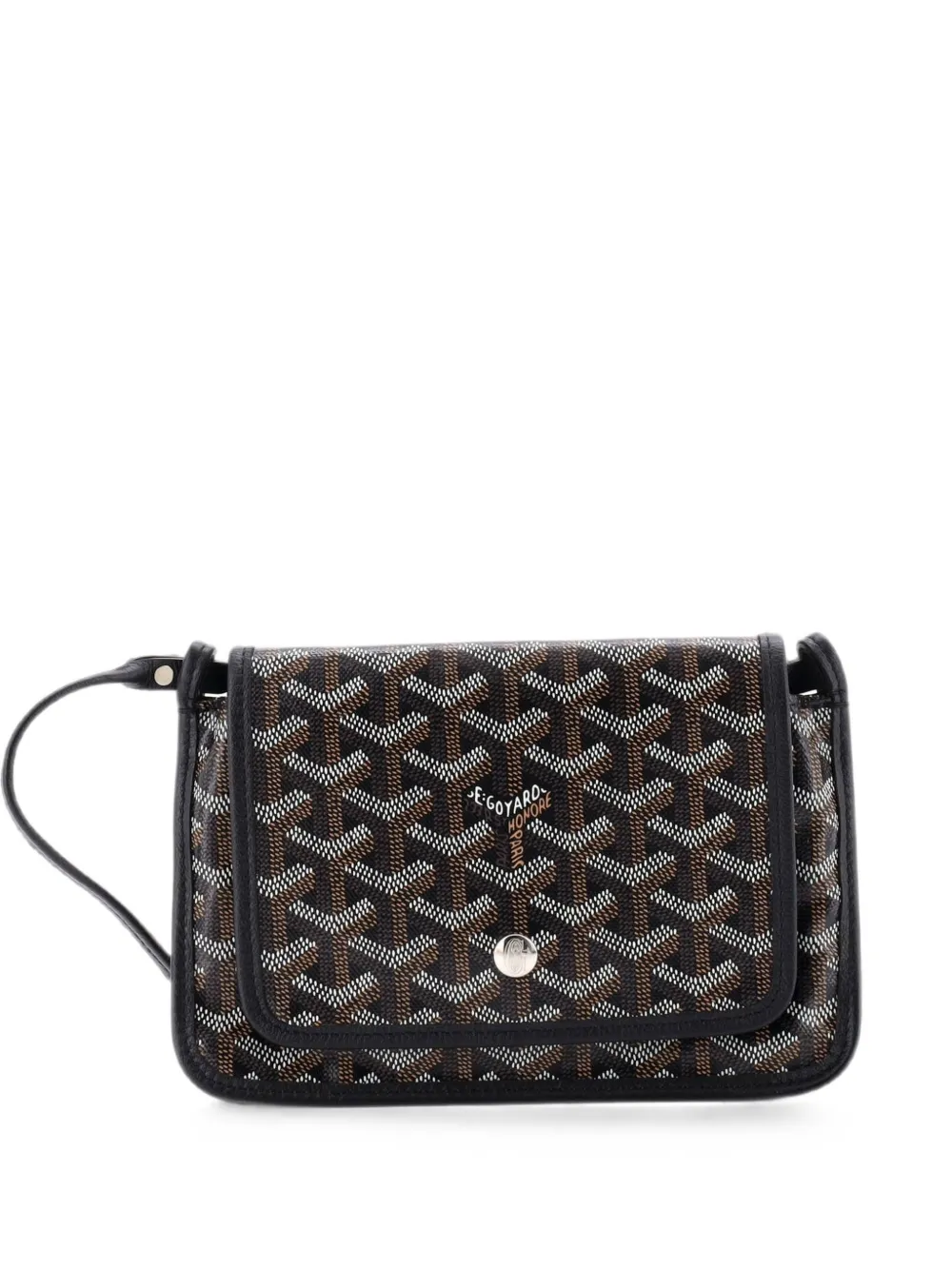 Goyard Pre-Owned Plumet Clutch Wallet Coated Canvas crossbody bag - Schwarz