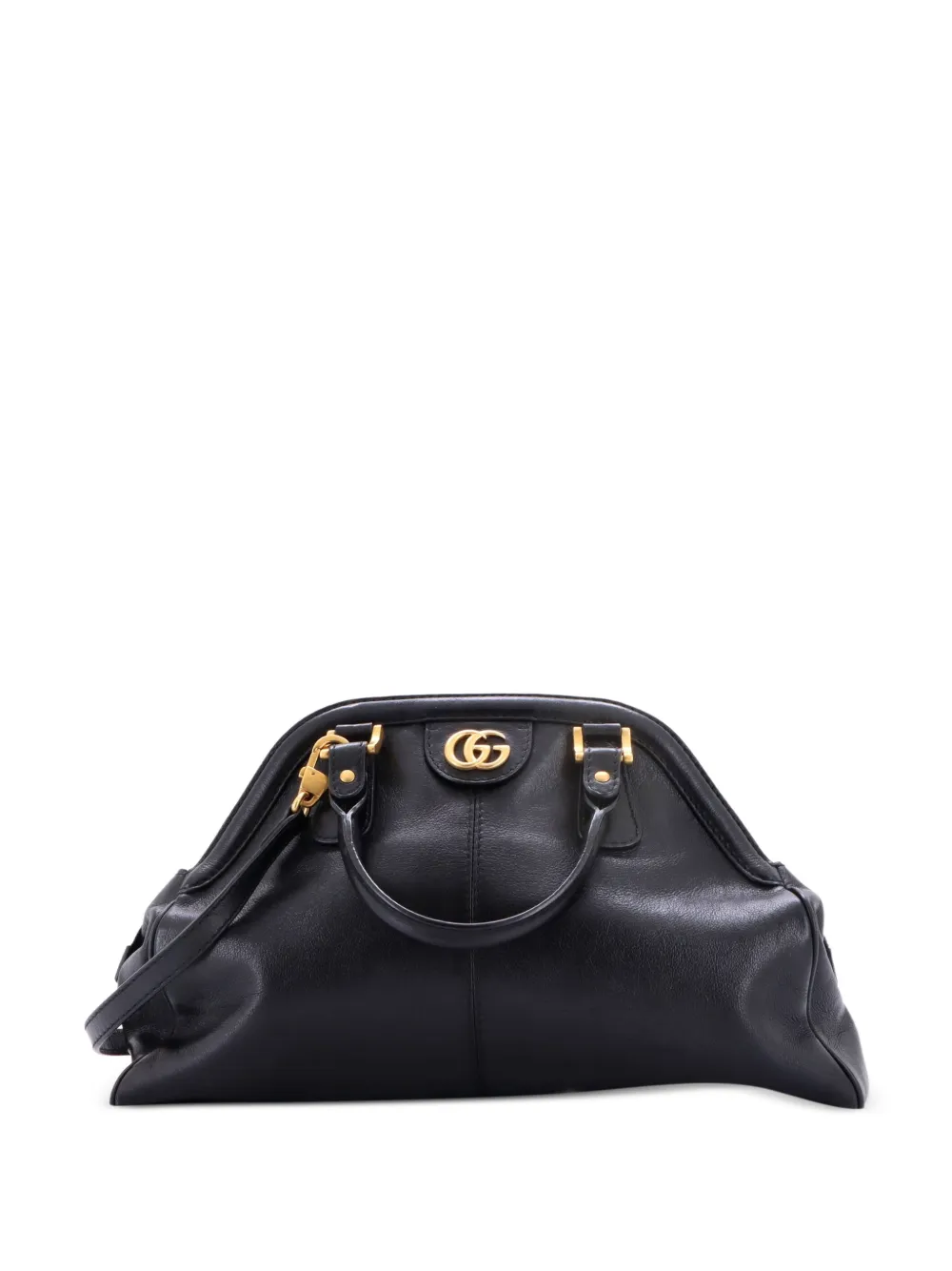 Gucci Pre-Owned RE(BELLE) Top Handle Bag Leather Medium satchel - Nero