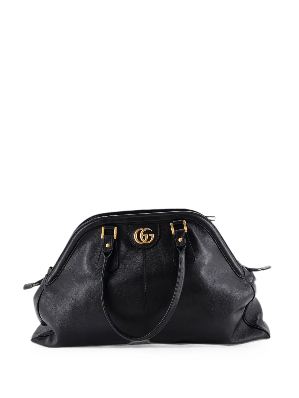 Gucci Pre-Owned RE(BELLE) Top Handle Bag Leather Large satchel - Schwarz