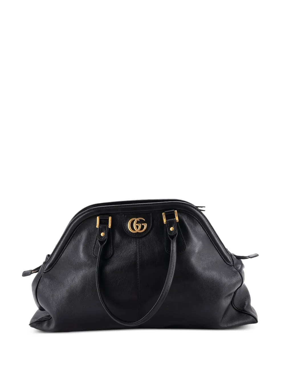 Gucci Pre-Owned RE(BELLE) Top Handle Bag Leather Large satchel - Nero