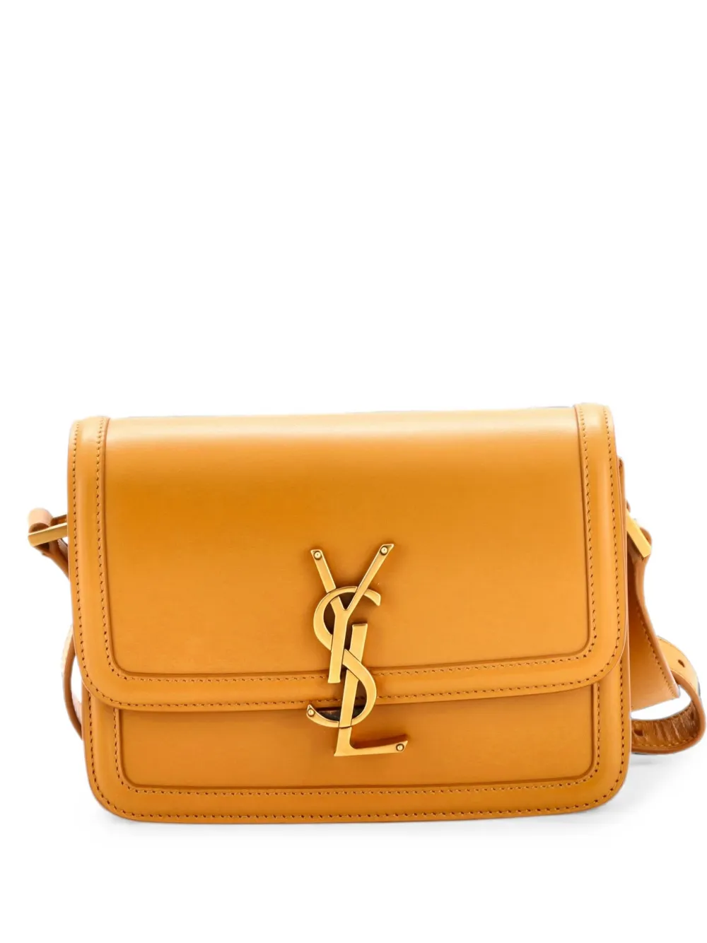 Saint Laurent Pre-Owned Solferino Bag Leather Small crossbody bag - Marrone