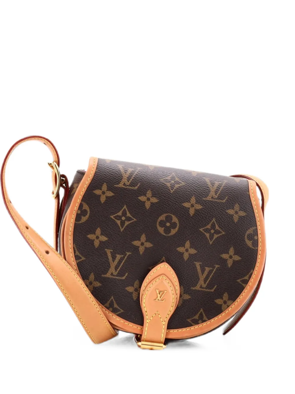 Louis Vuitton Pre-Owned Tambourin NM Handbag Monogram Canvas crossbody bag - Braun