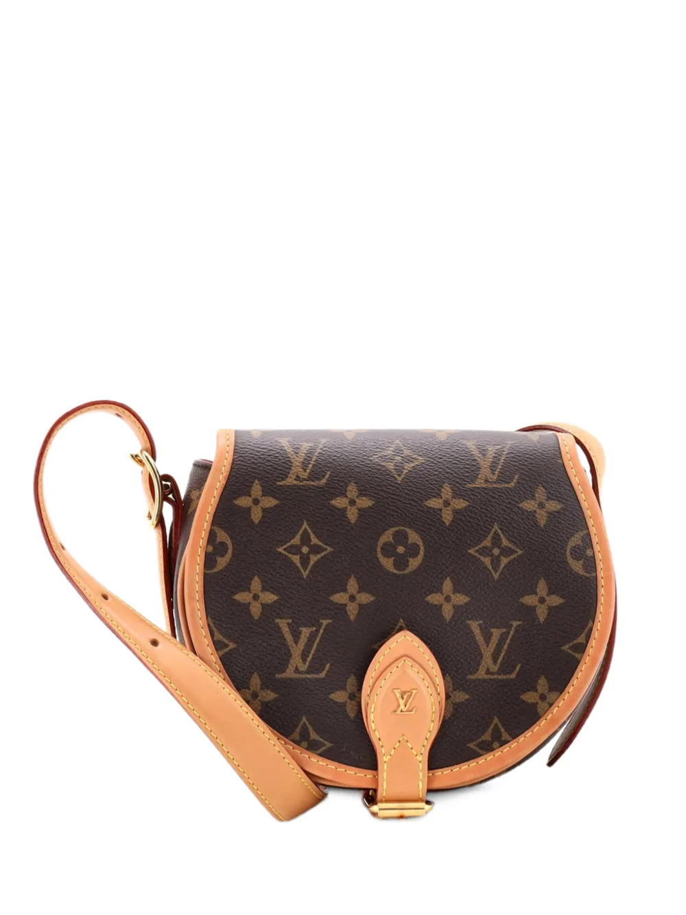 Louis Vuitton Pre-Owned Tambourin NM Handbag Monogram Canvas crossbody bag - Marrone