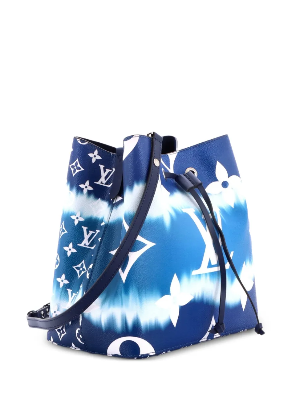 Louis Vuitton Pre-Owned NeoNoe Handbag Limited Edition Escale Monogram Giant MM bucket bag - Blu