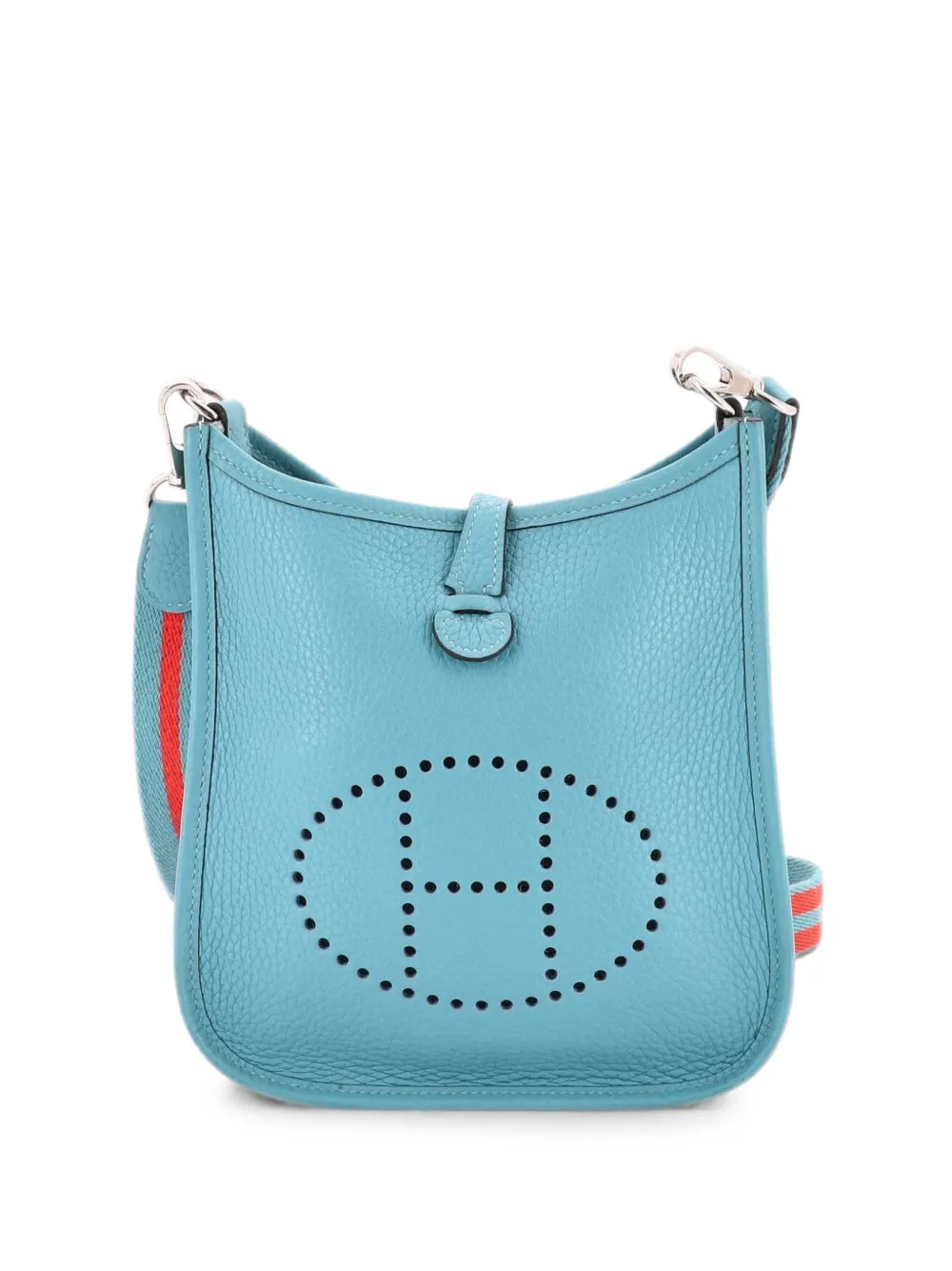 Hermès Pre-Owned Evelyne Bag Gen III Clemence TPM crossbody bag - Blau