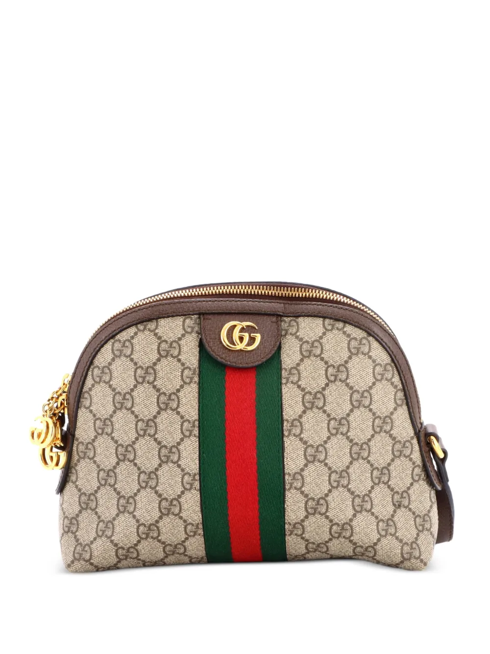 Gucci Pre-Owned Ophidia Dome GG Coated Canvas Small shoulder bag - Marrone