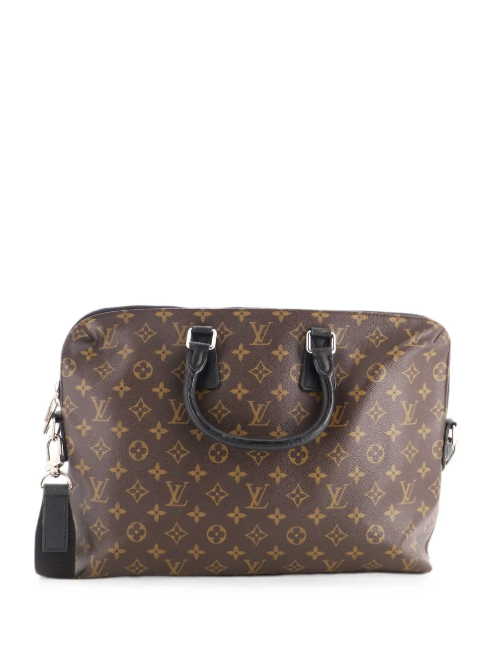 Louis Vuitton Pre-Owned Porte-Documents Jour Bag Macassar Monogram Canvas business bag - Marrone