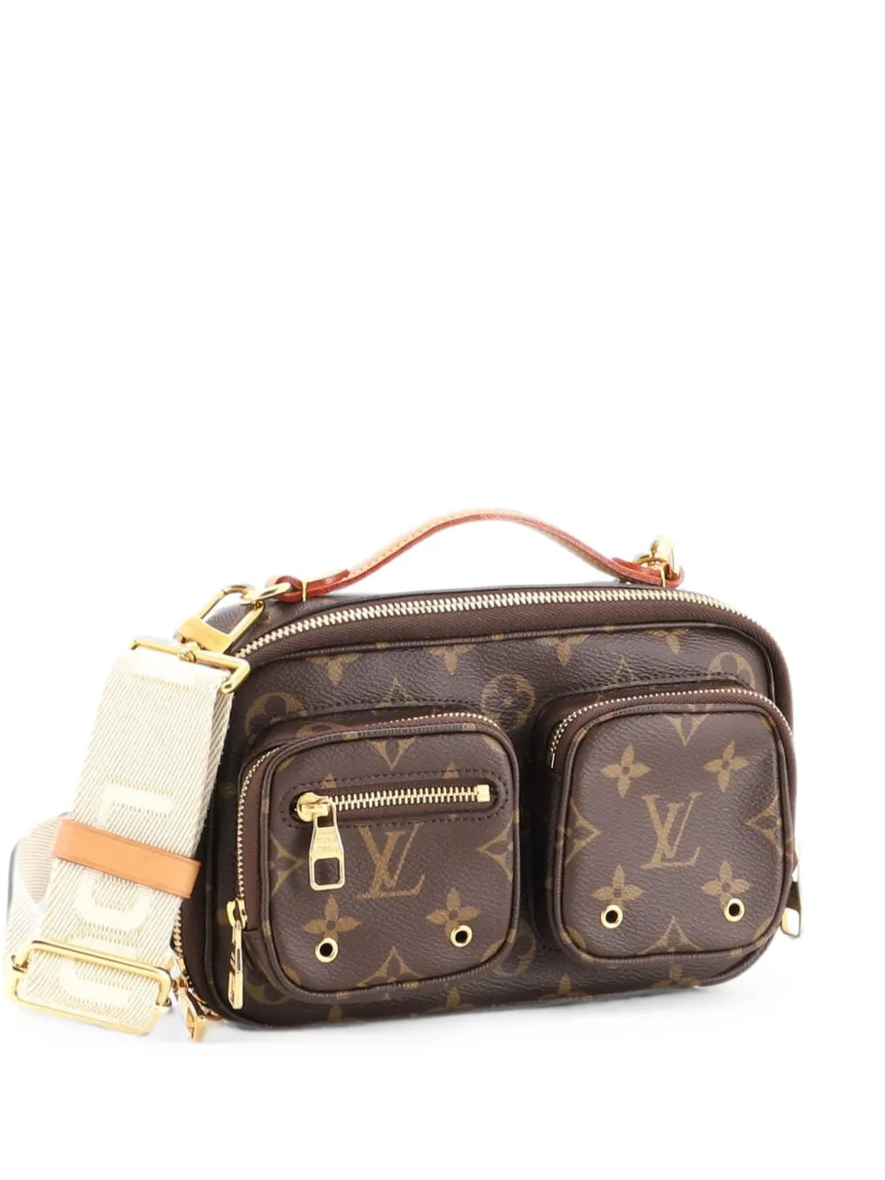 Louis Vuitton Pre-Owned Utility Monogram Canvas crossbody bag - Braun