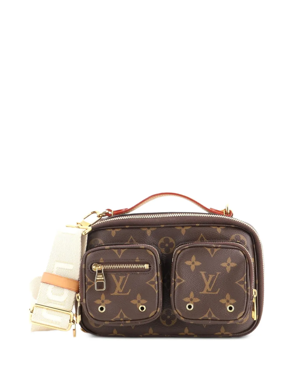 Louis Vuitton Pre-Owned Utility Monogram Canvas crossbody bag - Braun