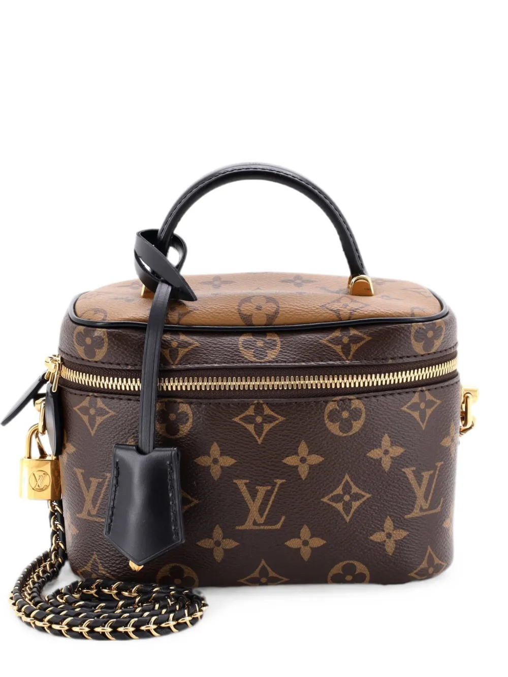 Louis Vuitton Pre-Owned Vanity Handbag Reverse Monogram Canvas PM satchel - Braun