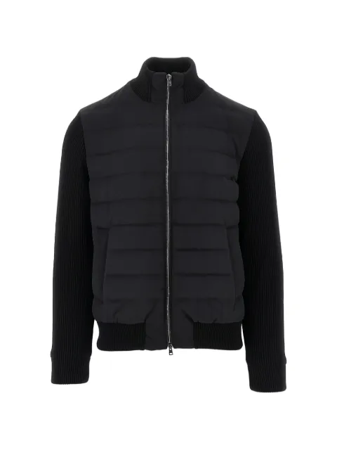 Herno padded panelled jacket