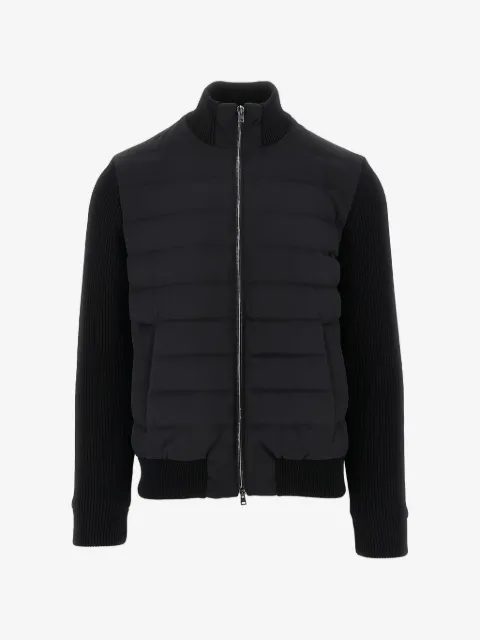 Herno padded panelled jacket