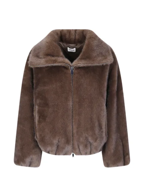 P.A.R.O.S.H. zip-up faux-fur jacket