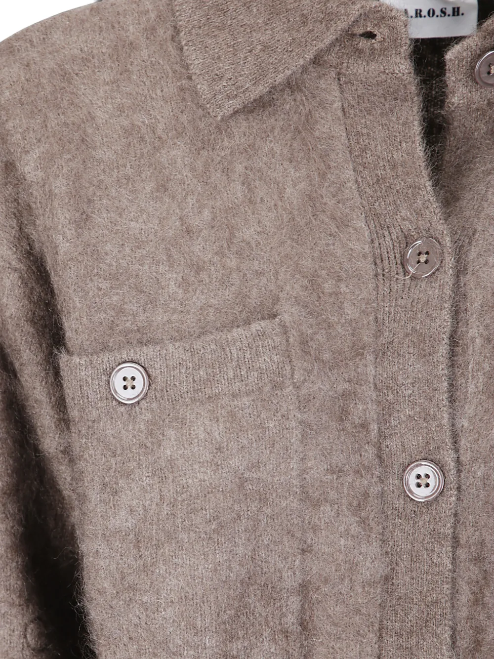 P.A.R.O.S.H. Button-up vest Bruin