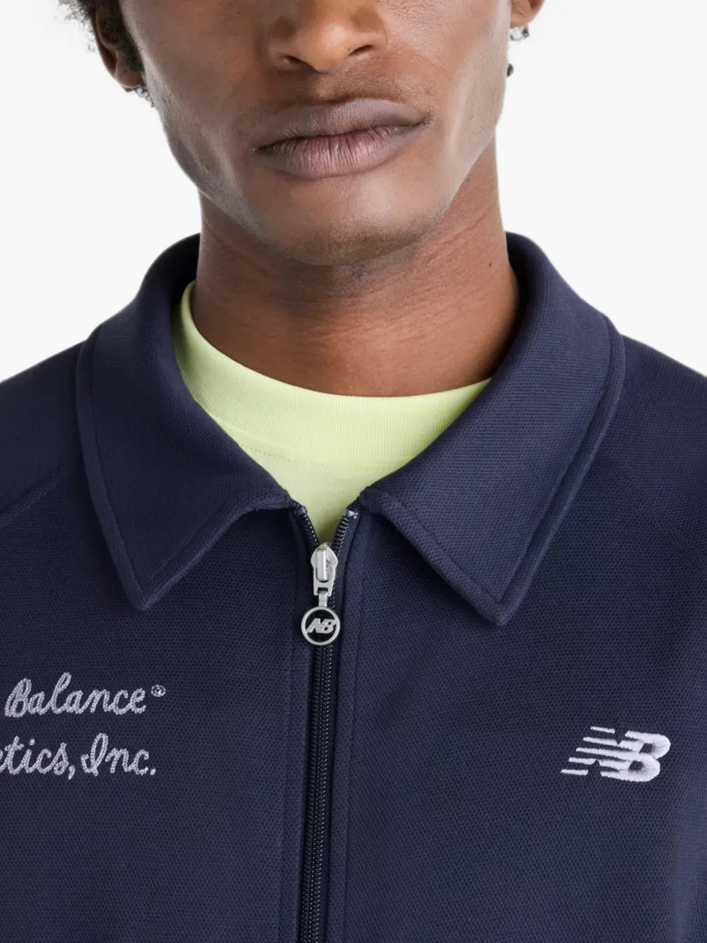 New Balance Sport Legacy piqué jack Blauw