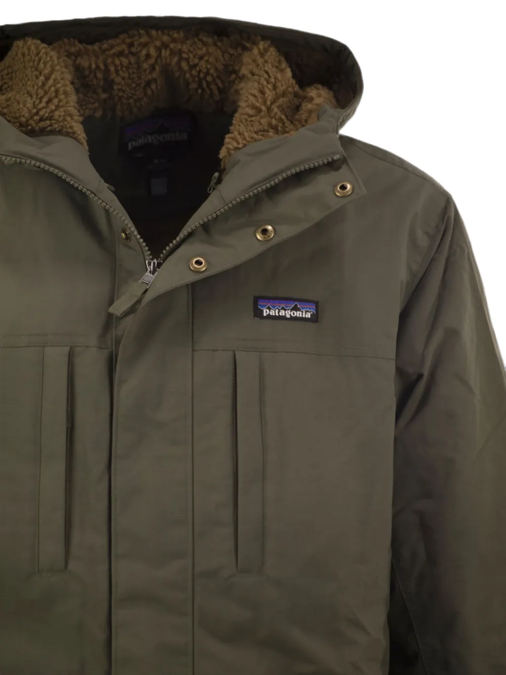 Patagonia Isthmus parka met capuchon Groen