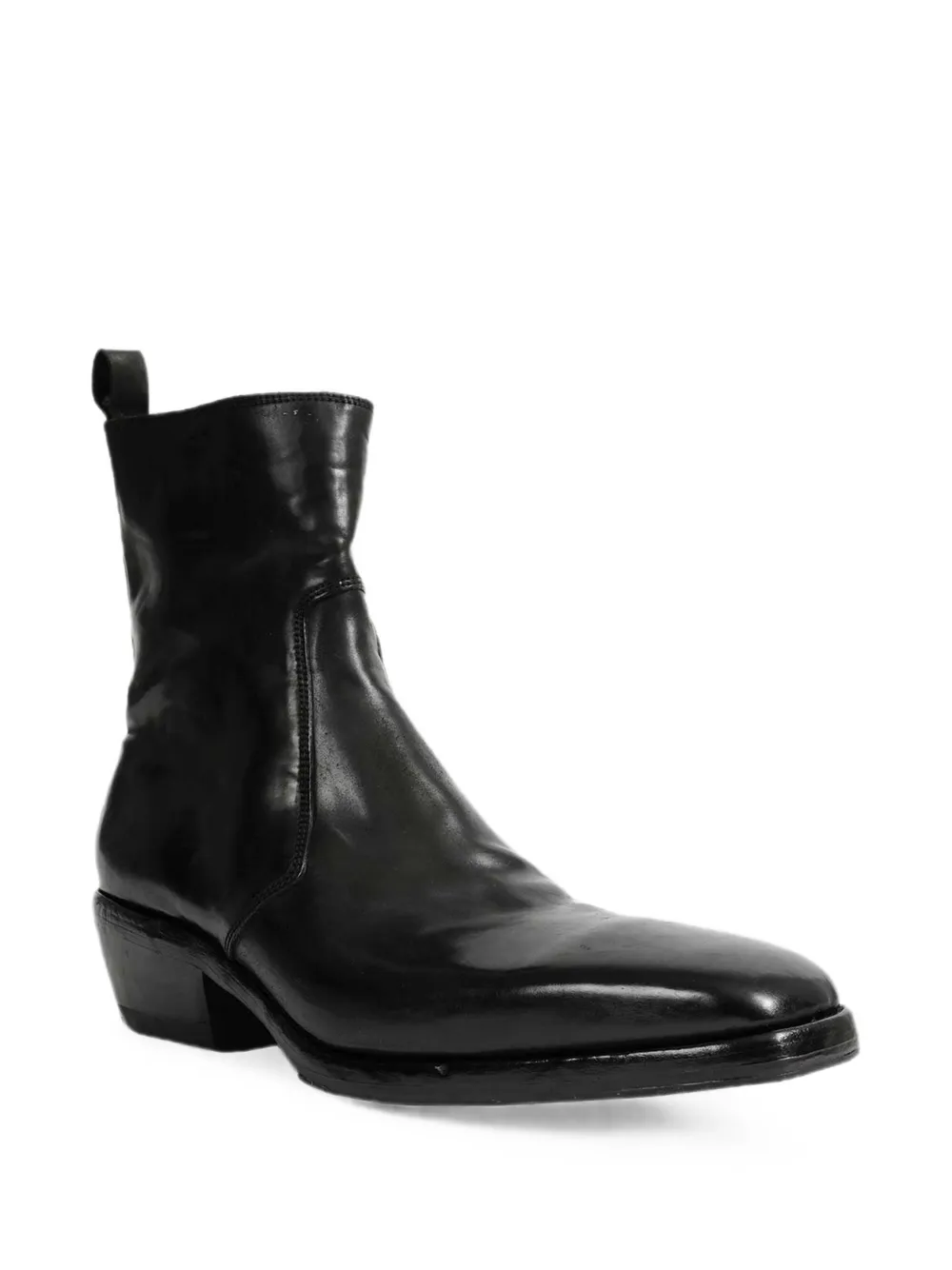 Premiata Soldatino leather ankle boots Zwart