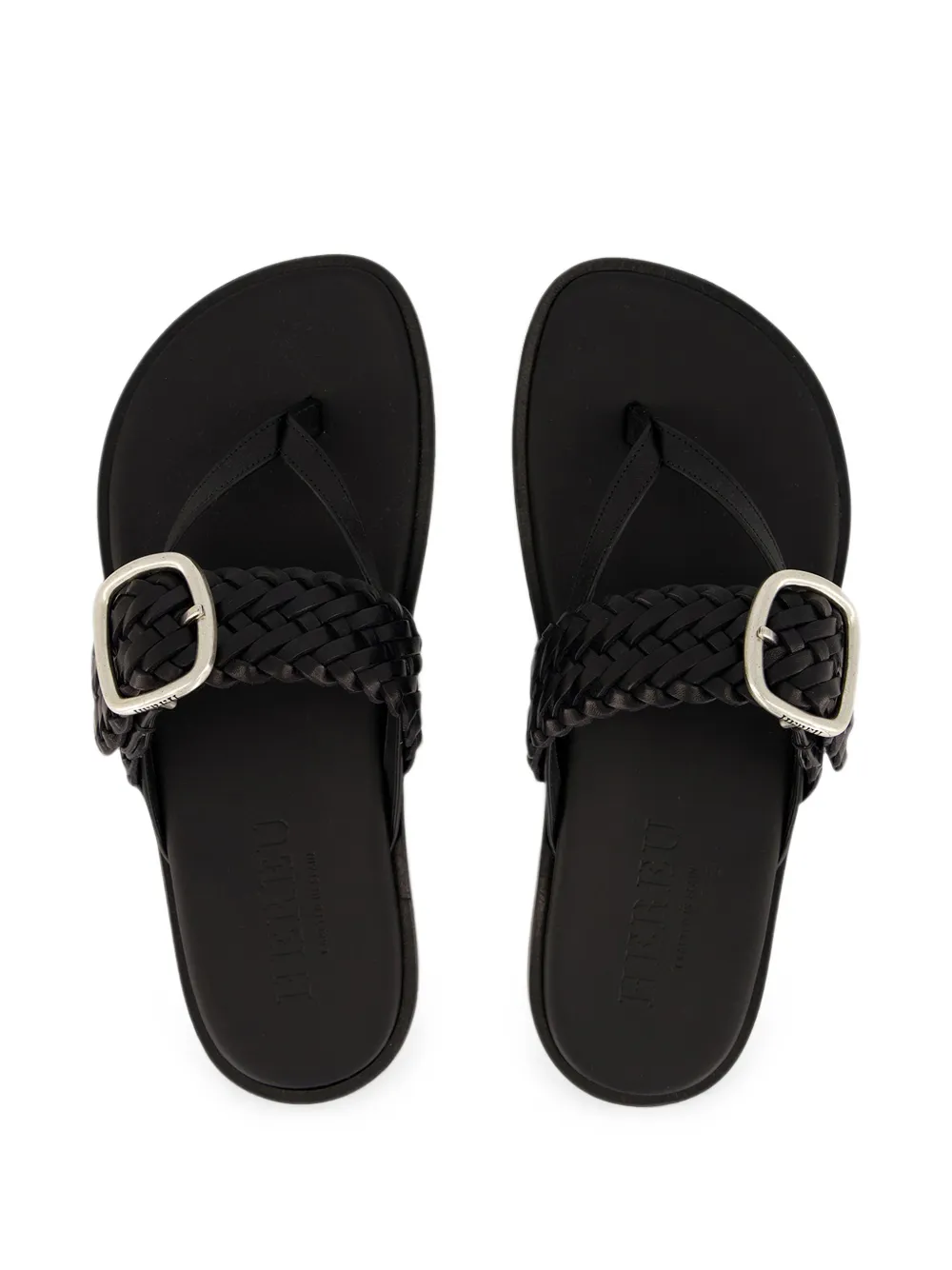 Hereu Tanca woven-belt sandals Zwart