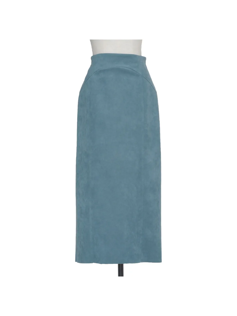 Muller Of Yoshiokubo Saddle straight midi skirt - Blau