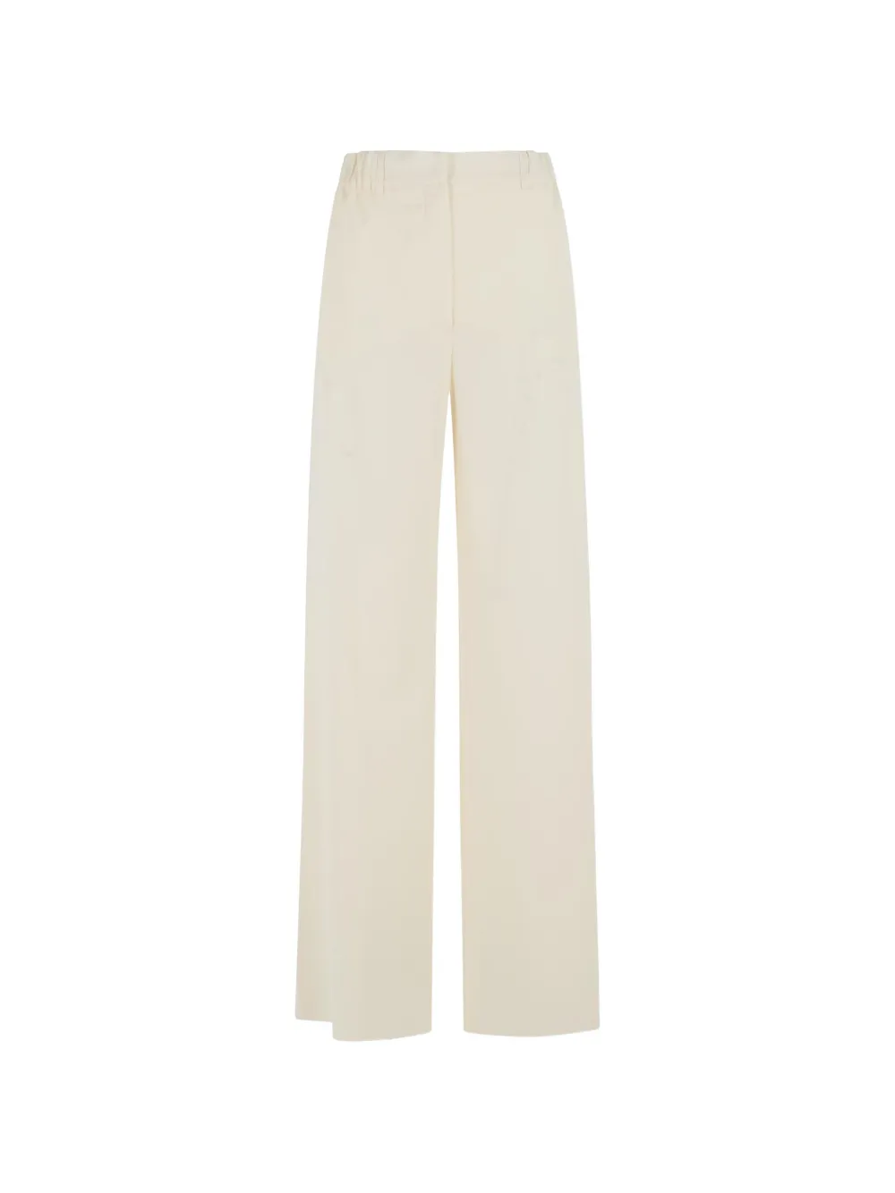Max Mara straight-leg virgin wool trousers - Nude