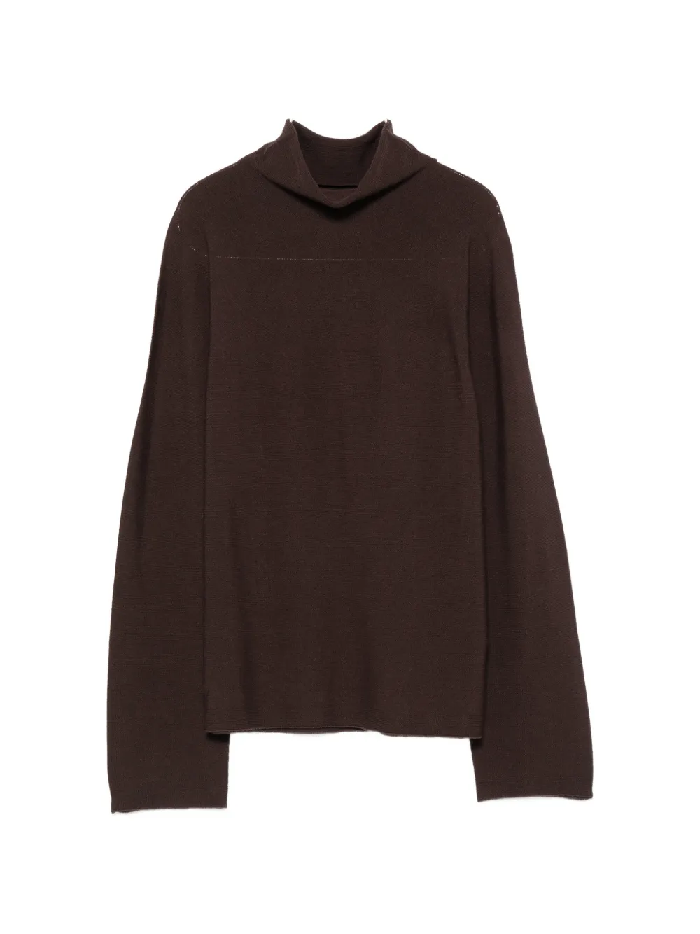 ALPHA STUDIO high-neck long-sleeve sweater - Braun