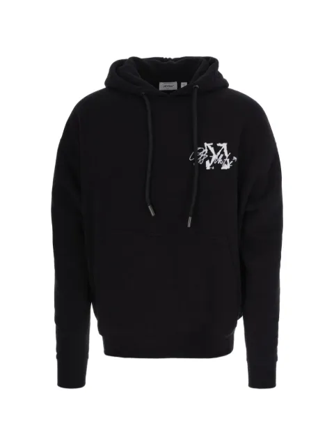 Off-White logo-print drawstring hoodie