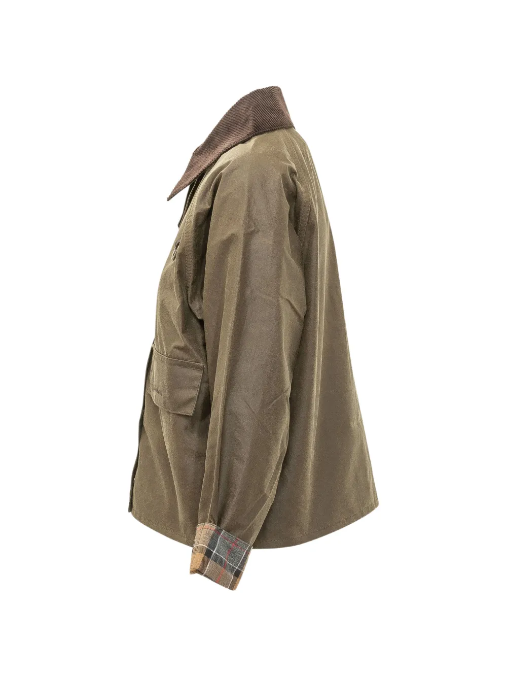 Barbour Spey jack van gewaxt katoen Groen