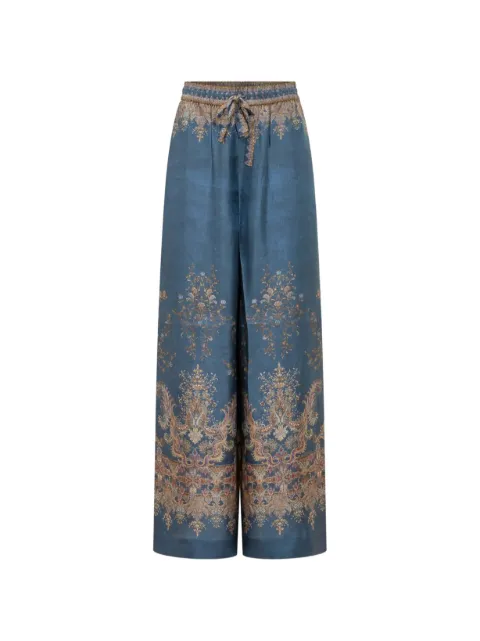 ZIMMERMANN paisley-print wide-leg trousers