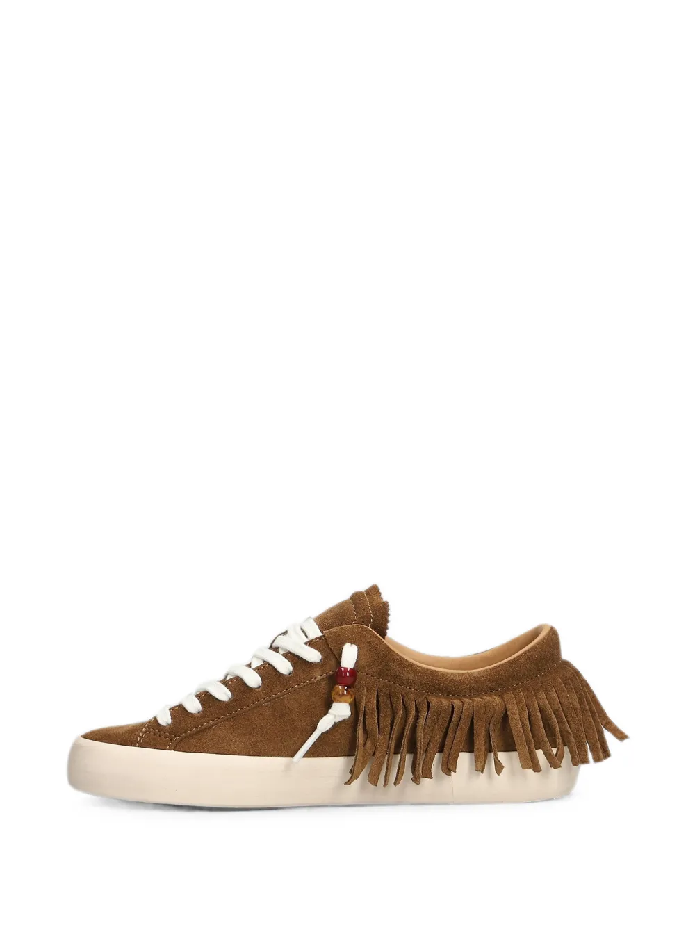 D.A.T.E. Hill Low sneakers met franje afwerking en kralen Bruin