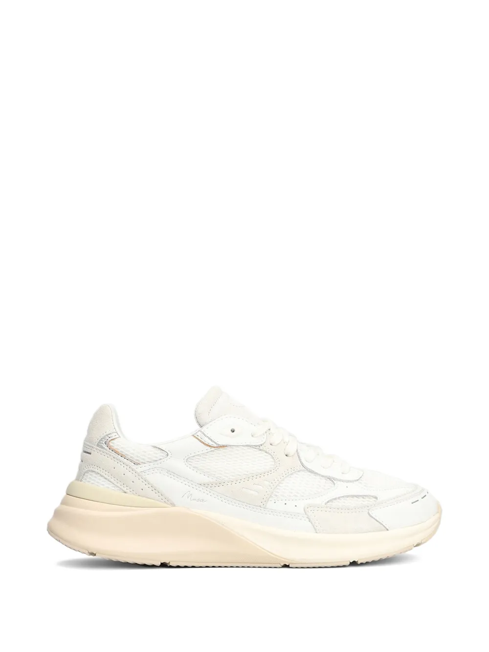 D.A.T.E. Musa panelled sneakers Wit