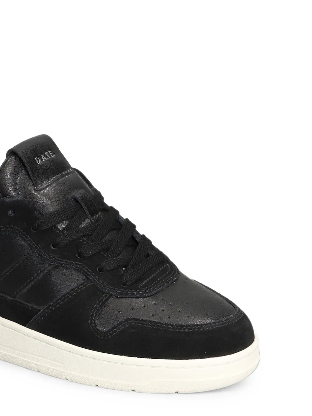 D.A.T.E. Court 2.0 perforated panelled sneakers Zwart