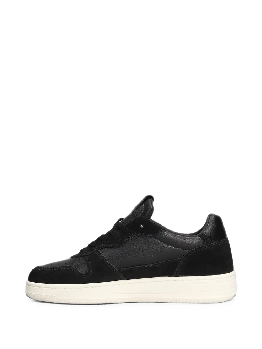 D.A.T.E. Court 2.0 perforated panelled sneakers Zwart