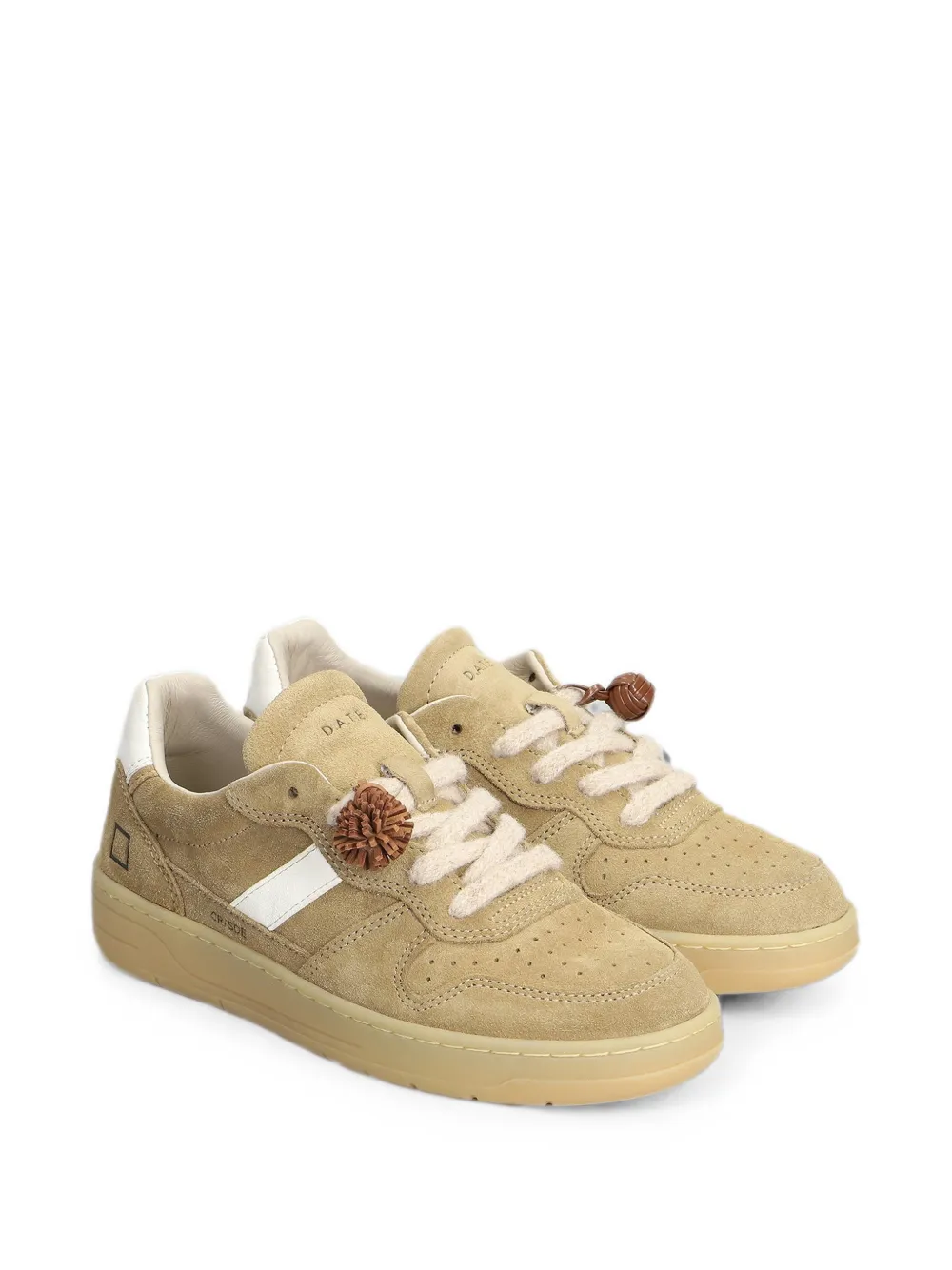 D.A.T.E. Court 2.0 suède sneakers Bruin