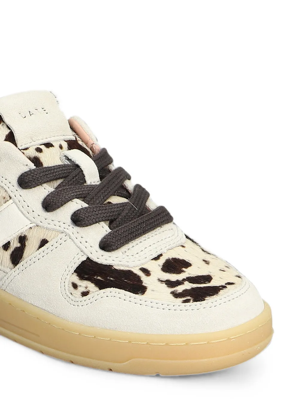 D.A.T.E. Court 2.0 sneakers met dierenprint Beige