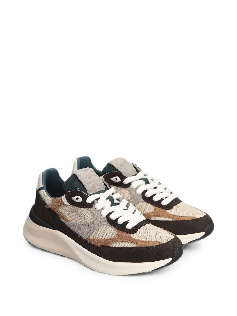 D.A.T.E. Musa panelled sneakers Bruin