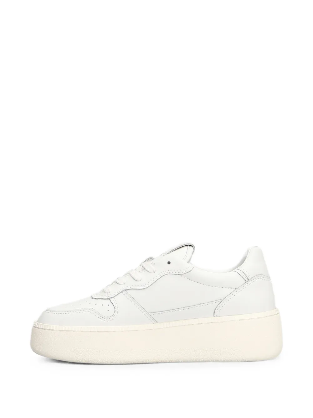 D.A.T.E. Court leren sneakers Wit