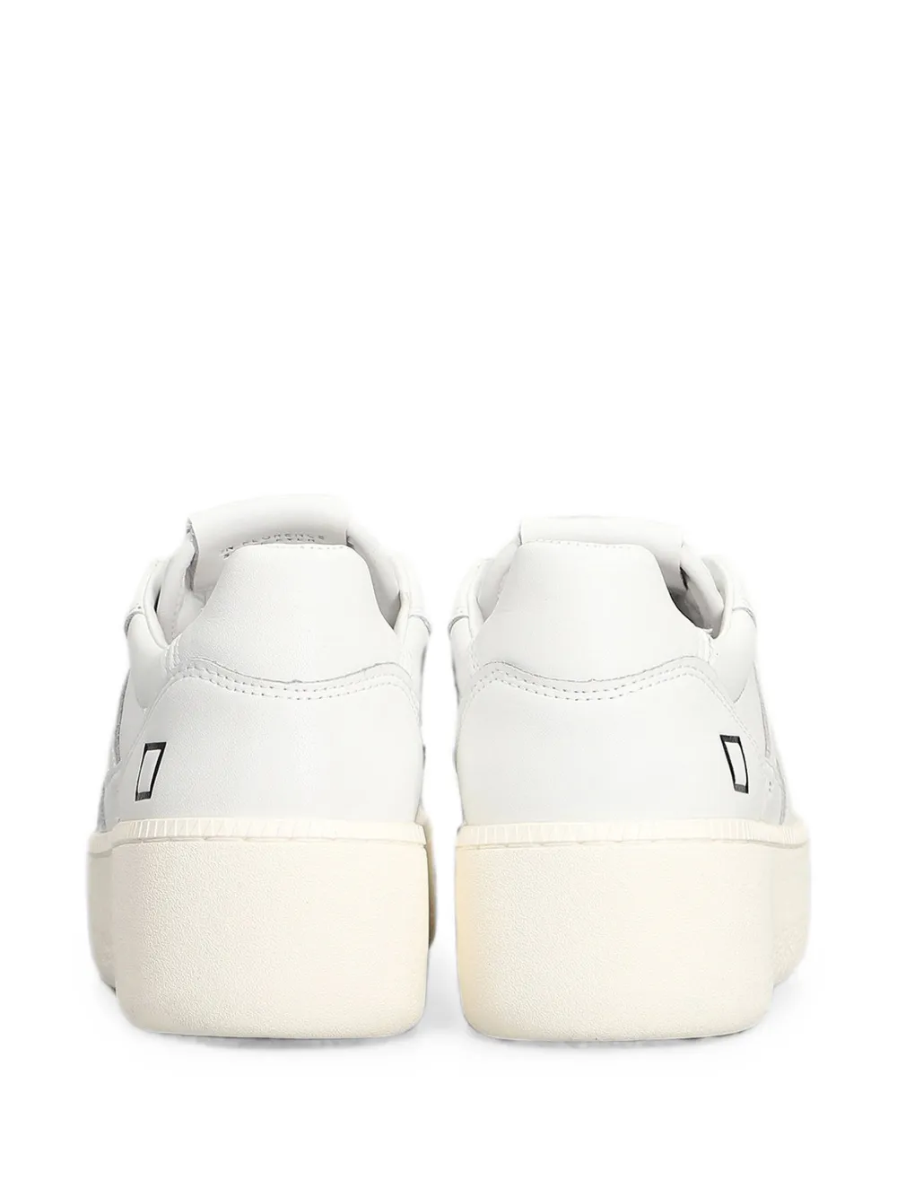D.A.T.E. Court leren sneakers Wit
