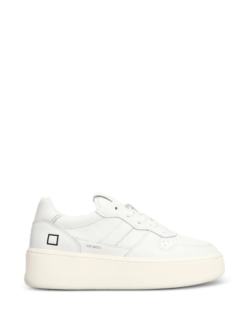 D.A.T.E. Court leren sneakers Wit