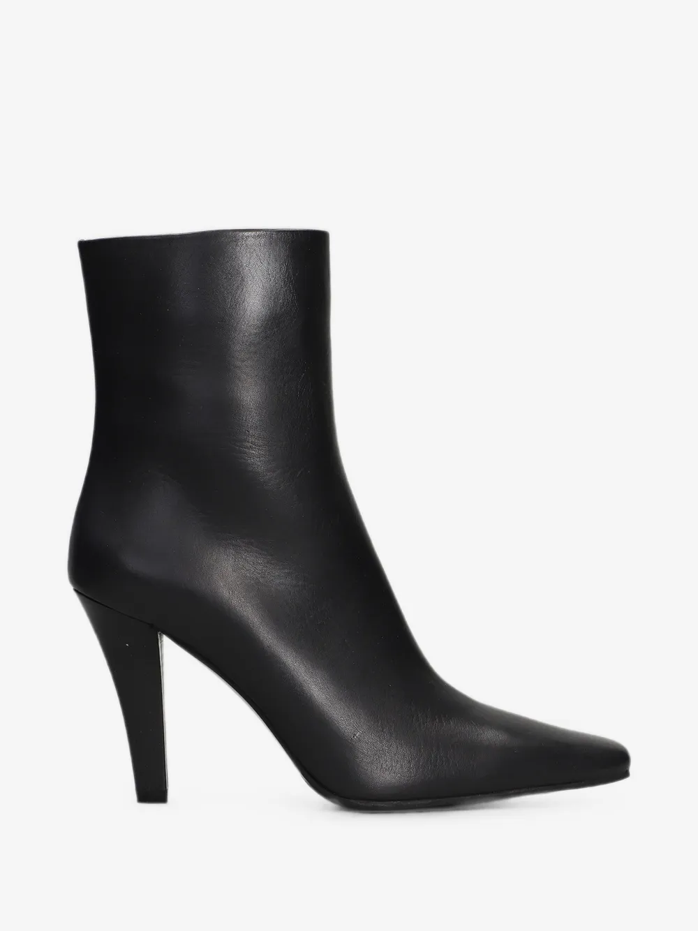 square-toe ankle boots