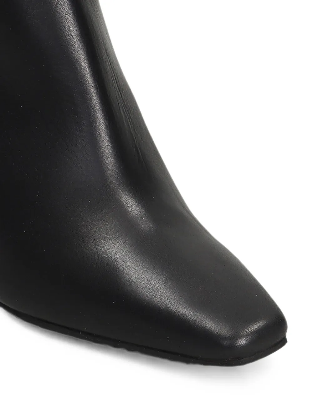 The Seller square-toe ankle boots Zwart